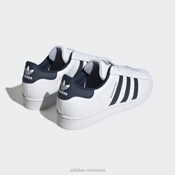 Adidas pantofi superstar albi ftwr unisex alb/bleumarin/ftwr alb 2JBN12245