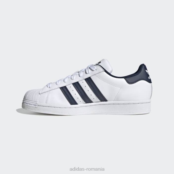 Adidas pantofi superstar albi ftwr unisex alb/bleumarin/ftwr alb 2JBN12245
