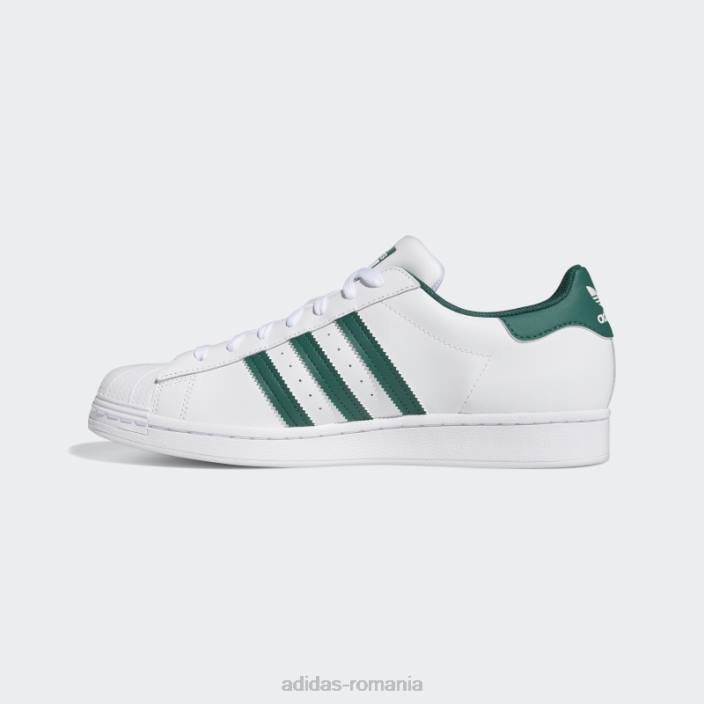 Adidas pantofi superstar eleganti verzi unisex alb/verde 2JBN3860