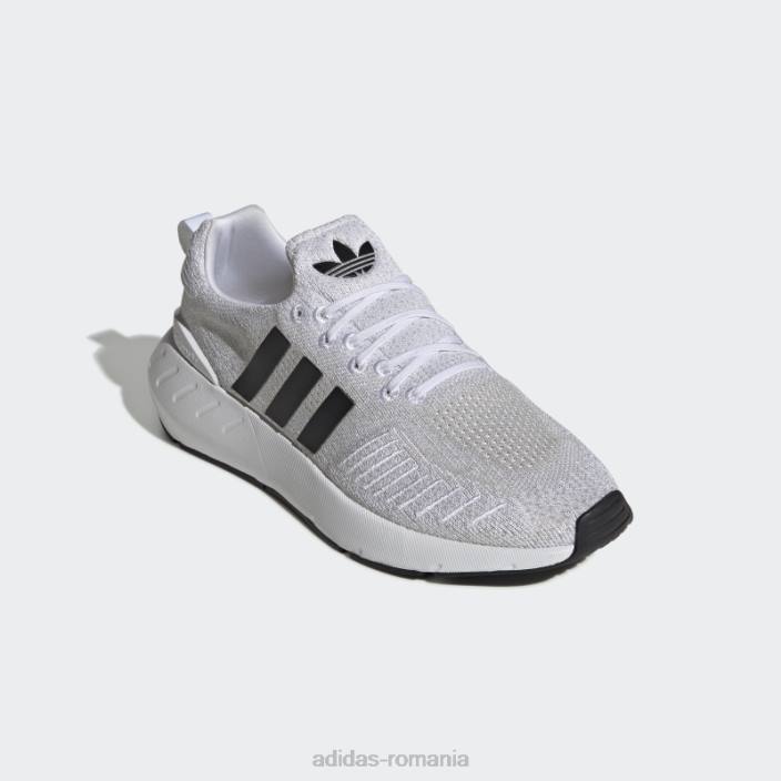 Adidas pantofi swift run 22 alb adidas unisex alb/negru/gri 2JBN4620