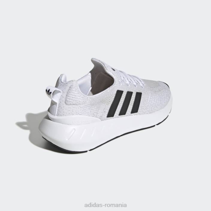 Adidas pantofi swift run 22 alb adidas unisex alb/negru/gri 2JBN4620