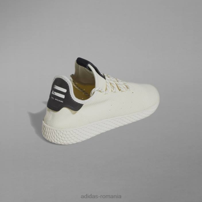 Adidas pantofi tenis hu adidas albi unisex alb negru 2JBN12237