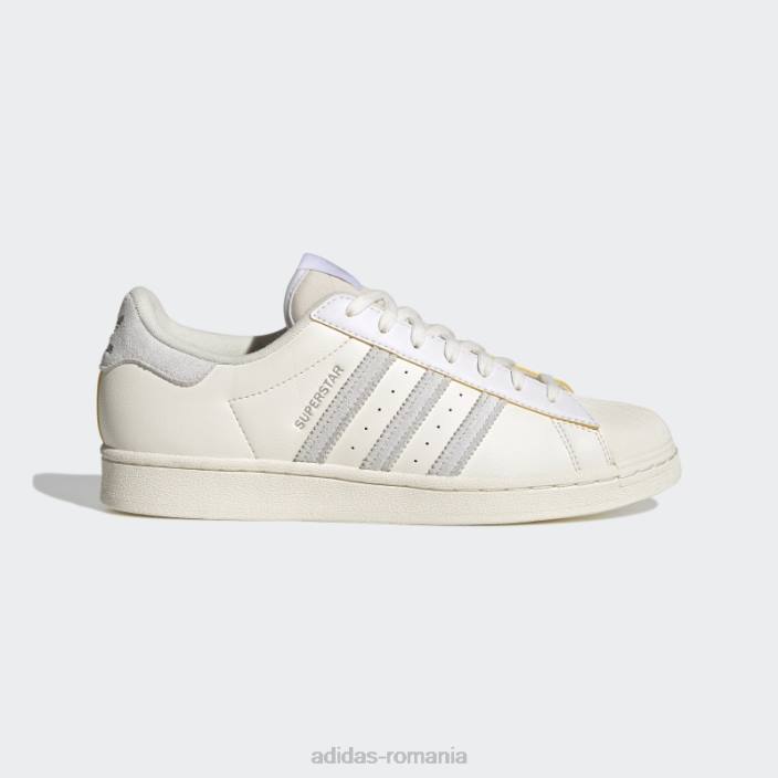 Adidas pantofi vegani superstar gri unisex alb/gri 2JBN12564