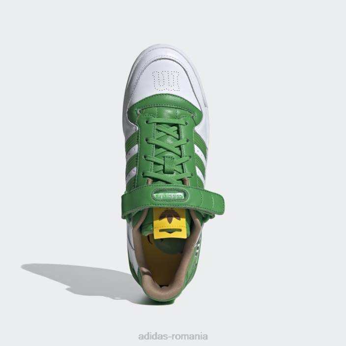 Adidas pantofi verzi m&m\'s forum low 84 unisex verde/alb/eqt galben 2JBN4408