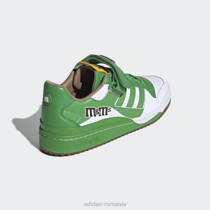 Adidas pantofi verzi m&m\'s forum low 84 unisex verde/alb/eqt galben 2JBN4408