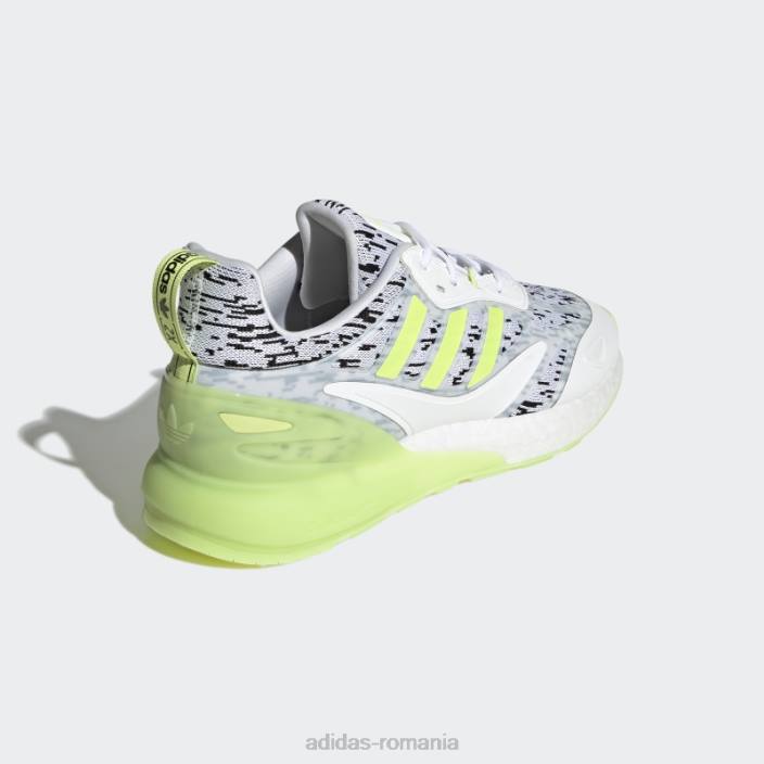 Adidas pantofi zx 2k boost 2.0 lime unisex alb/var 2JBN12937