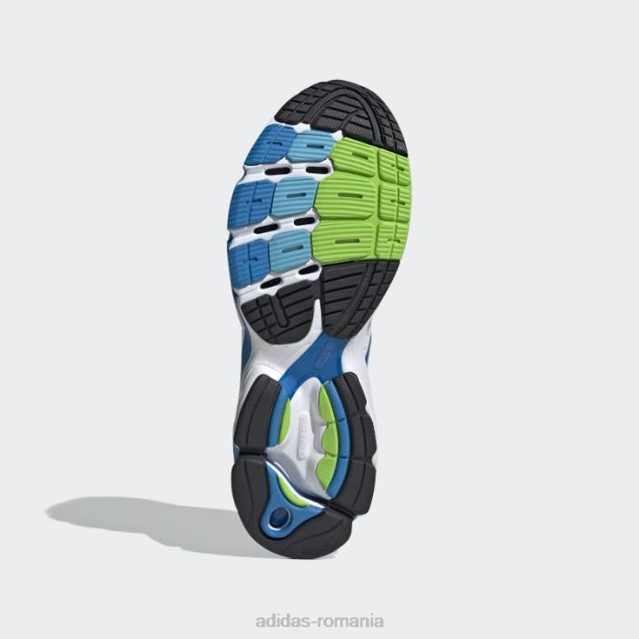Adidas pernă supernova albă 7 pantofi unisex alb/albastru papură/verde 2JBN4444