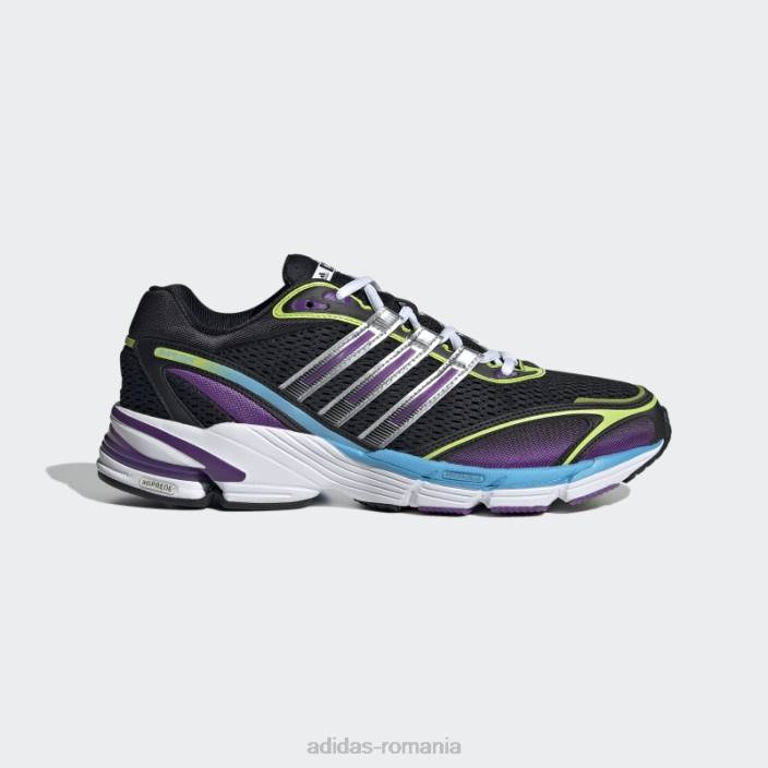 Adidas pernă supernova neagră 7 pantofi unisex negru/argintiu/verde 2JBN13006