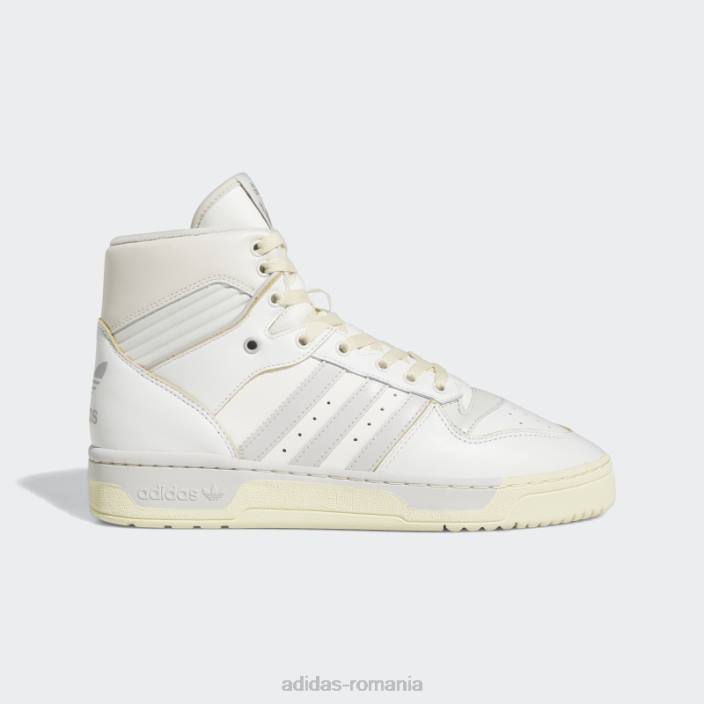 Adidas rivalitate hi pantofi gri unisex alb/gri 2JBN12797