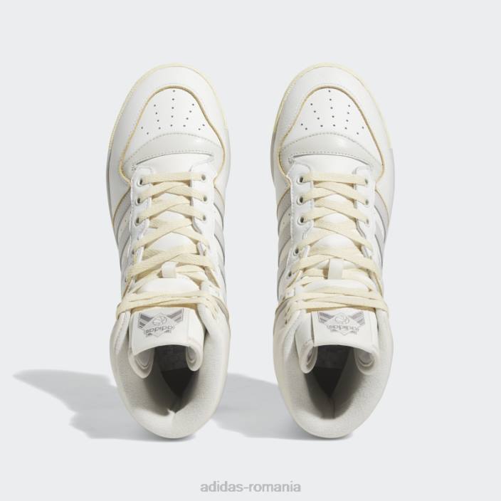 Adidas rivalitate hi pantofi gri unisex alb/gri 2JBN12797