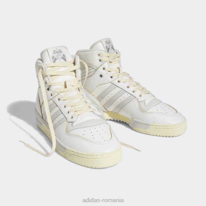 Adidas rivalitate hi pantofi gri unisex alb/gri 2JBN12797