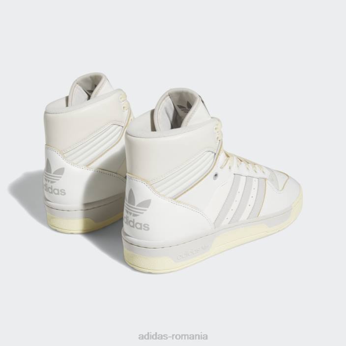 Adidas rivalitate hi pantofi gri unisex alb/gri 2JBN12797