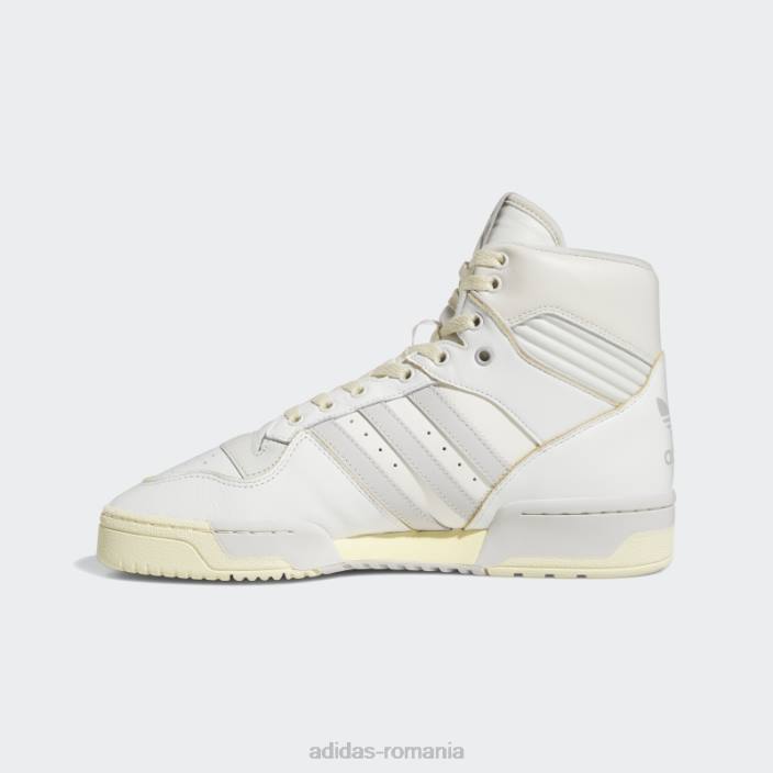 Adidas rivalitate hi pantofi gri unisex alb/gri 2JBN12797