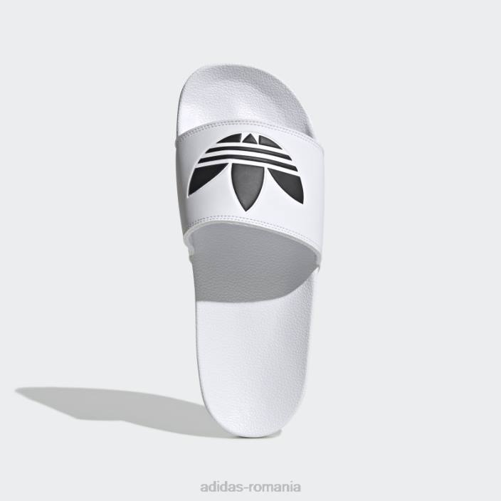 Adidas sandale albe adilette lite adidas unisex alb negru 2JBN201