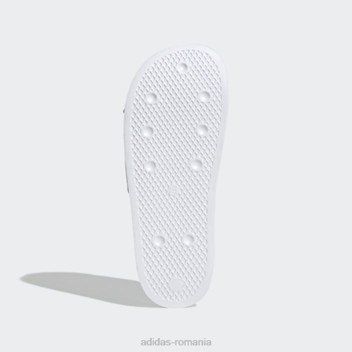 Adidas sandale albe adilette lite adidas unisex alb negru 2JBN201