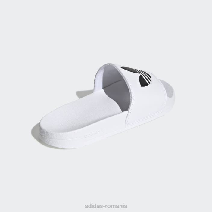 Adidas sandale albe adilette lite adidas unisex alb negru 2JBN201