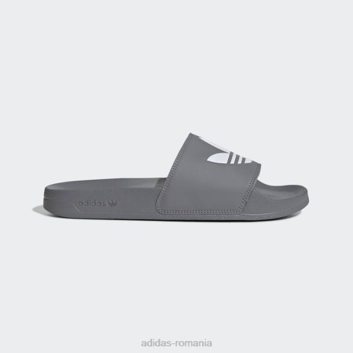 Adidas tobogane adilette lite gri unisex gri/alb 2JBN4315