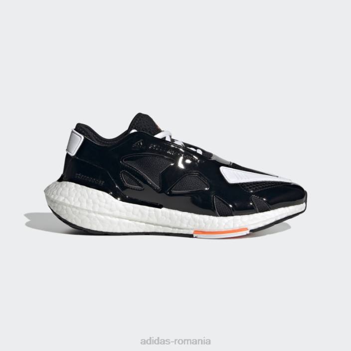Adidas by stella mccartney pantofi ultraboost 22 fashion black unisex negru/alb/portocaliu 2JBN1945