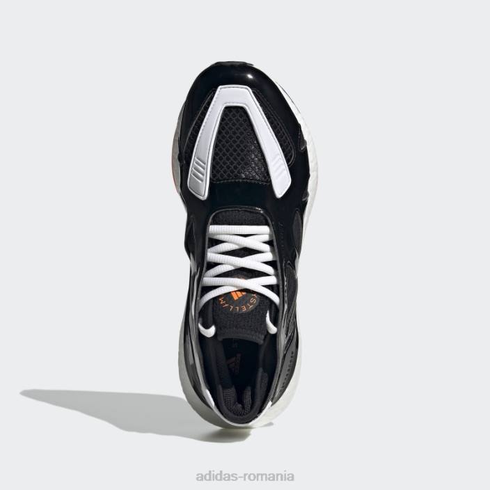 Adidas by stella mccartney pantofi ultraboost 22 fashion black unisex negru/alb/portocaliu 2JBN1945