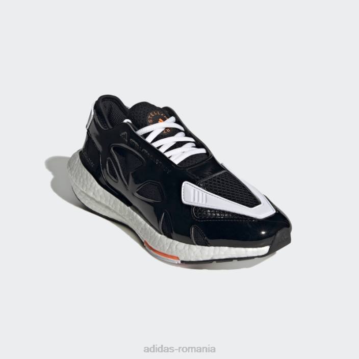 Adidas by stella mccartney pantofi ultraboost 22 fashion black unisex negru/alb/portocaliu 2JBN1945