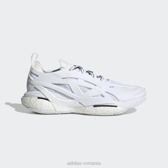 Adidas by stella white mccartney solarglide pantofi de alergare moda unisex vapori alb/portocaliu/alb 2JBN2086