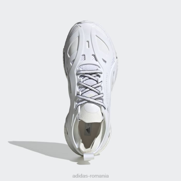 Adidas by stella white mccartney solarglide pantofi de alergare moda unisex vapori alb/portocaliu/alb 2JBN2086