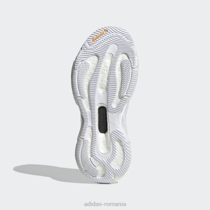 Adidas by stella white mccartney solarglide pantofi de alergare moda unisex vapori alb/portocaliu/alb 2JBN2086