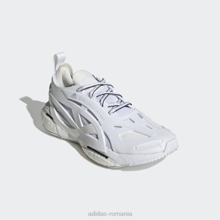 Adidas by stella white mccartney solarglide pantofi de alergare moda unisex vapori alb/portocaliu/alb 2JBN2086