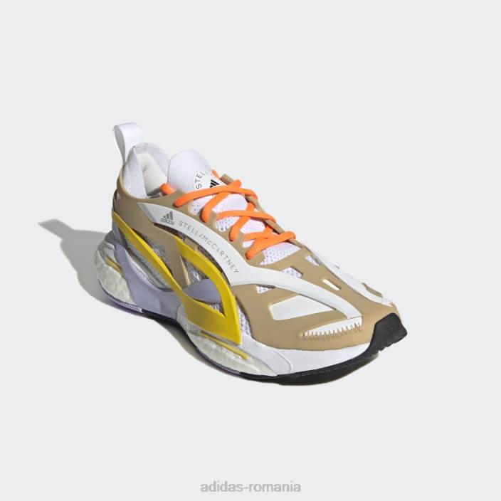 Adidas de stella mccartney pantofi de alergare solarglide fashion gum unisex guma/shift violet/galben 2JBN8658