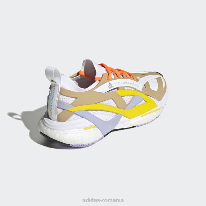 Adidas de stella mccartney pantofi de alergare solarglide fashion gum unisex guma/shift violet/galben 2JBN8658