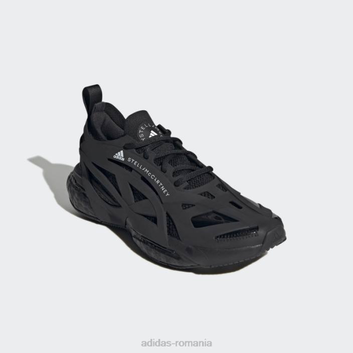 Adidas de stella mccartney pantofi de alergare solarglide negru fierbinte unisex negru 2JBN2079