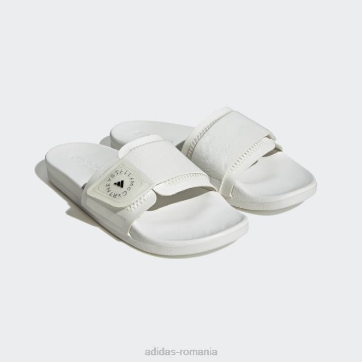 Adidas de stella mccartney slides fashion alb unisex alb negru 2JBN8581