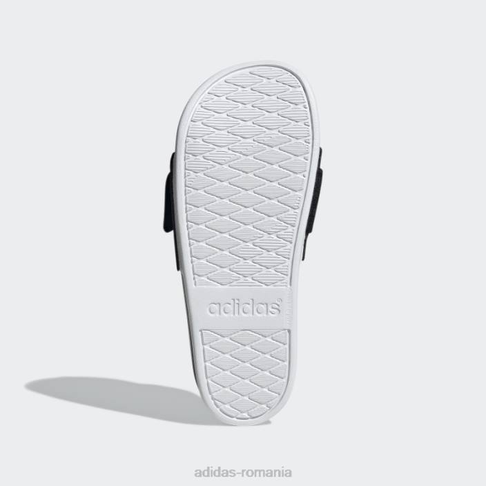 Adidas diapozitive de modă neagră de stella mccartney unisex alb negru 2JBN8608