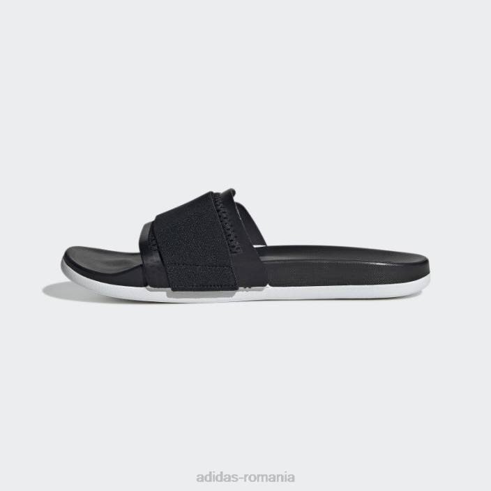 Adidas diapozitive de modă neagră de stella mccartney unisex alb negru 2JBN8608