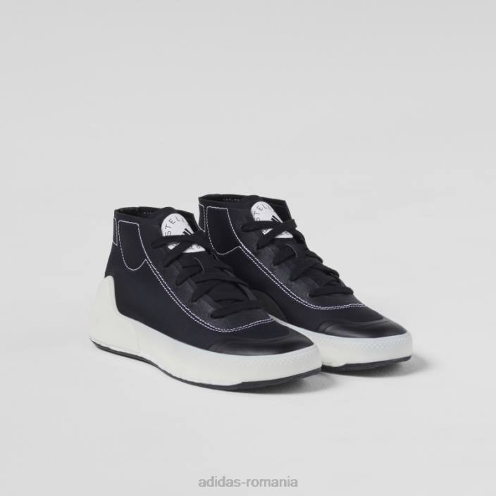 Adidas negru de stella mccartney treino pantofi cu tăietură mijlocie fashion unisex alb negru 2JBN15944