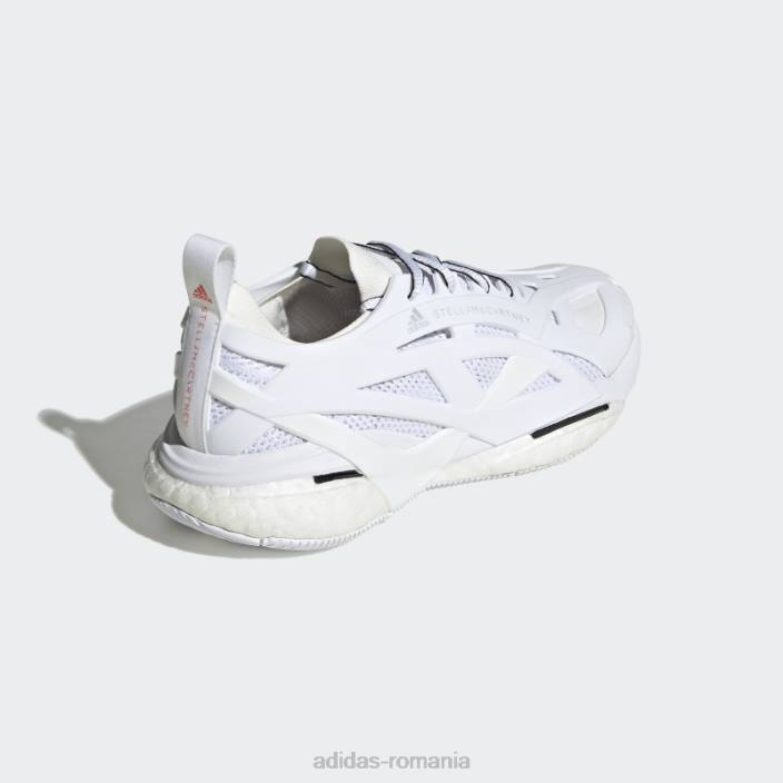 Adidas pantofi de alergare albi de stella mccartney solarglide unisex vapori alb/portocaliu/alb 2JBN15998