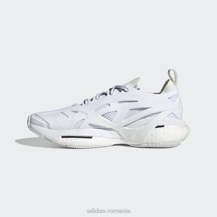 Adidas pantofi de alergare albi de stella mccartney solarglide unisex vapori alb/portocaliu/alb 2JBN15998