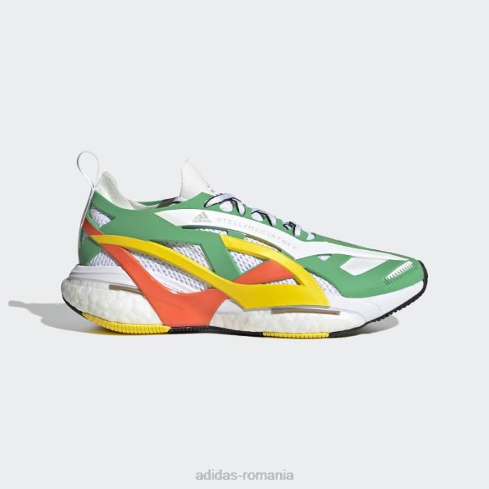 Adidas pantofi de alergare verde by stella mccartney solarglide fierbinți unisex verde/alb/portocaliu 2JBN2010