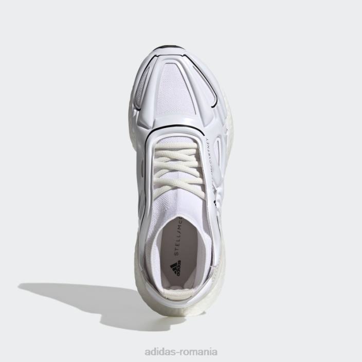 Adidas vapori albi de stella mccartney ultraboost 22 pantofi de alergare moda unisex vapori albi/negri 2JBN2037