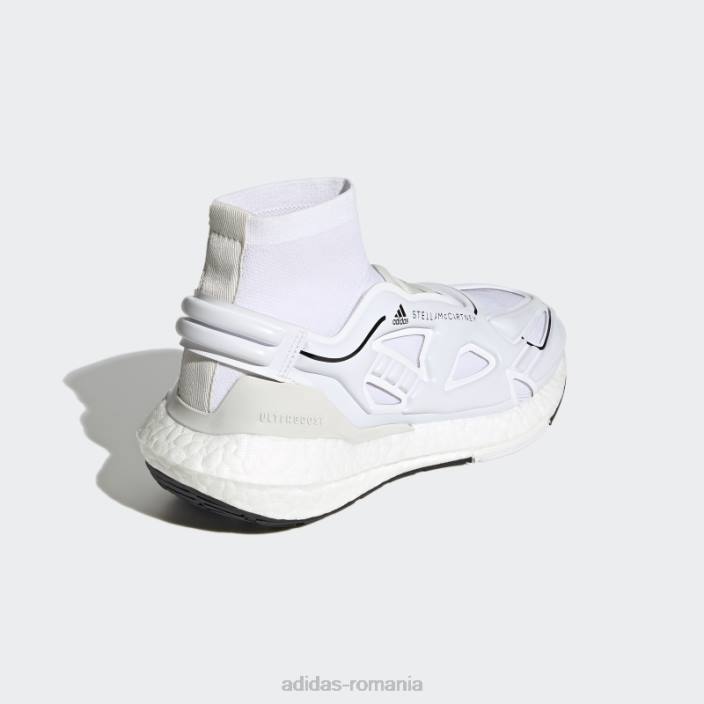 Adidas vapori albi de stella mccartney ultraboost 22 pantofi de alergare moda unisex vapori albi/negri 2JBN2037
