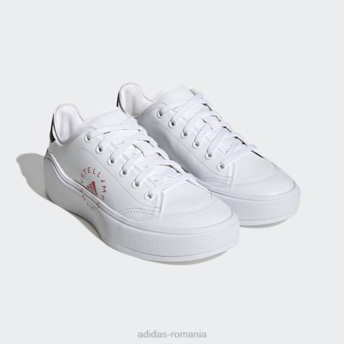 Adidas white hot by stella mccartney pantofi de curte unisex alb roșu 2JBN4318