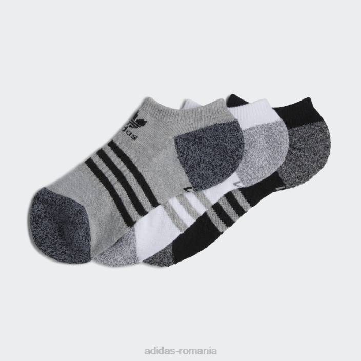Adidas ciorapi roller no-show 3 perechi gri adidas copii gri 2JBN25650