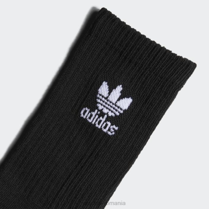 Adidas șosete gri trefoil crew 6 perechi copii gri 2JBN25648