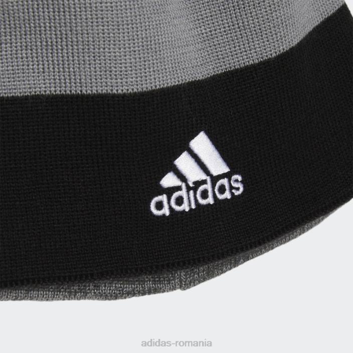 Adidas beanie de bază neagră copii gri inchis 2JBN25639