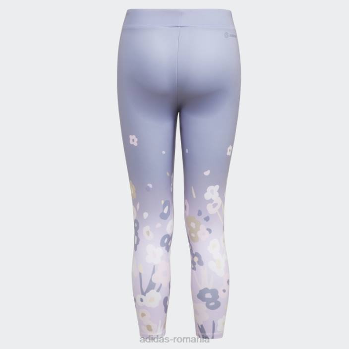 Adidas 7 8 gradina picior stramt violet argintiu copii violet argintiu 2JBN25531