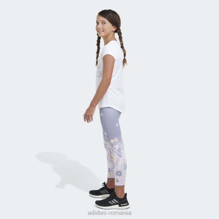Adidas 7 8 gradina picior stramt violet argintiu copii violet argintiu 2JBN25531