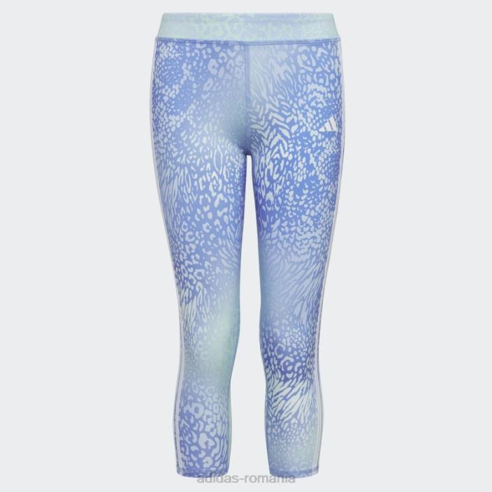 Adidas albastru zori 7 8 aop 3s strâns copii zori albastre 2JBN25529