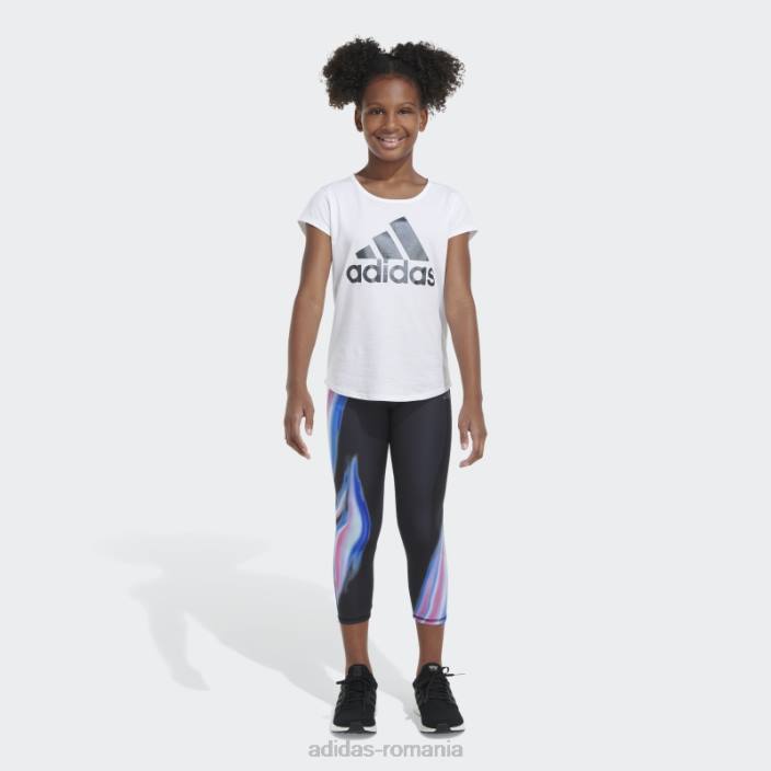 Adidas negru 7 8 hyper real tight copii negru 2JBN25528