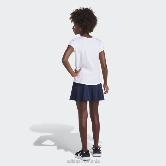 Adidas Fusta adidas cu 3 dungi rosie copii roșu 2JBN25590