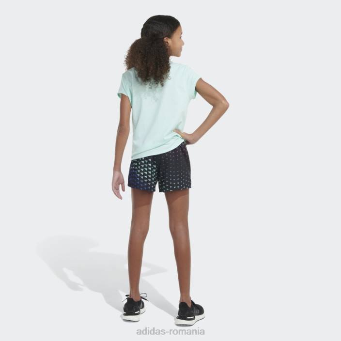 Adidas black aop wovn pacer short23 copii negru 2JBN25475